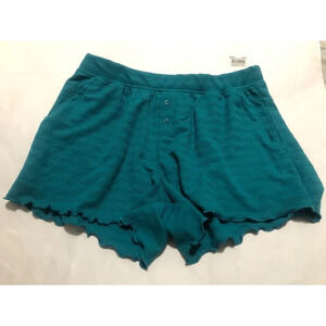 STARS ABOVE teal pajama shorts size L